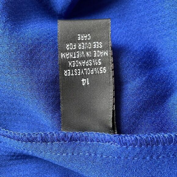 Blue Alyx Midi Dress Size 14 EUC - Picture 6 of 6